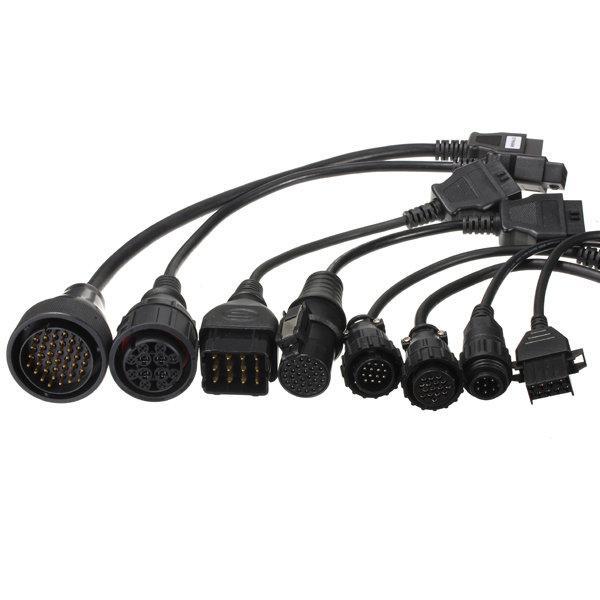 shopping מערכות למציאת תקלות 8PCS OBDII Car Diagnostic Tool Adapter Cables Pack For Autocom CDP