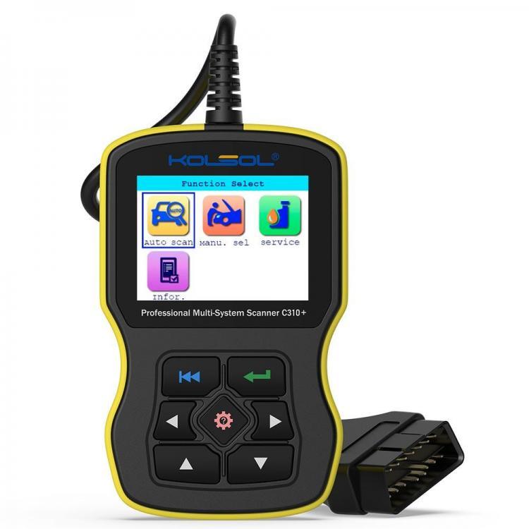 shopping מערכות למציאת תקלות KOLSOL C310+ Car Full System OBD2 Diagnostic Scanner Reset Tool Automobile Code Reader Pro V8.0 Airbag/ ABS/ SRS  for BMW e46 e90 
