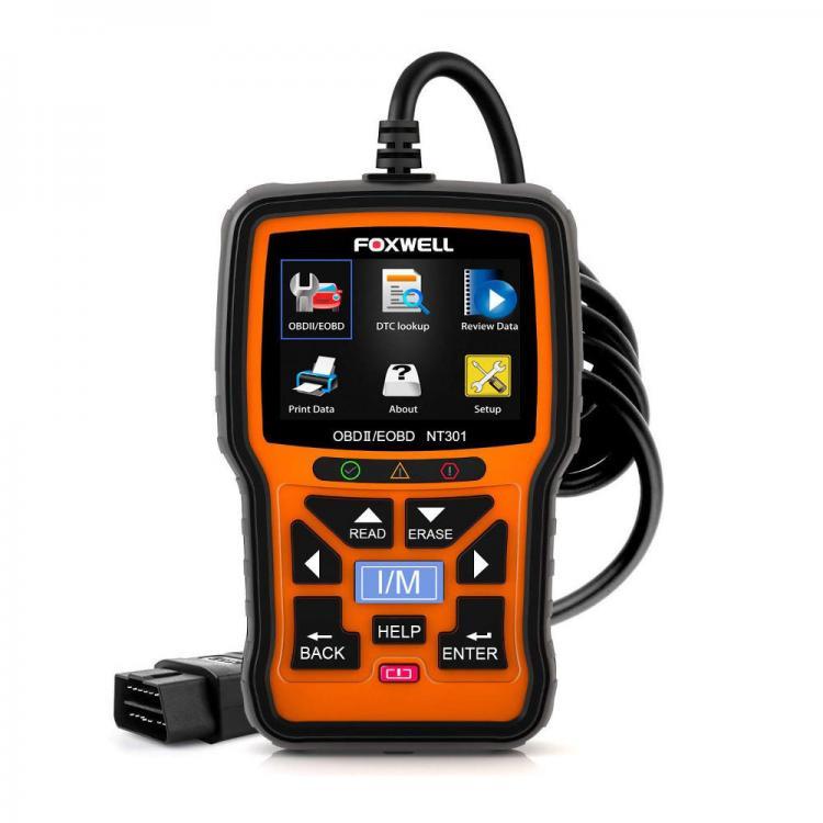 shopping מערכות למציאת תקלות FOXWELL NT301 OBD2 Scanner Professional Enhanced Diagnostic Tool EOBD Engine Code Reader