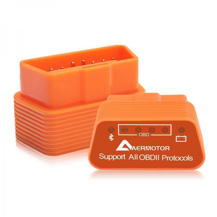 shopping מערכות למציאת תקלות Aermotor ELM327 bluetooth 4.0 OBD Car Fault Detector Diagnostic Scanner OBD2 for Android/IOS/PC