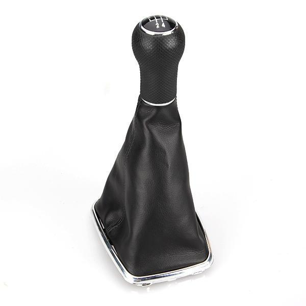 shopping חלקים לרכב 99-05 VW GOLF Jetta 5 Speed Chome Gear Shift Knob Gaitor Boot