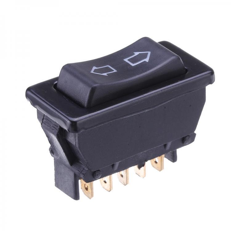 shopping חלקים לרכב Universal DPDT Car Power Window Rocker Switch 5 Pins DC 12V 20A Black Plastic
