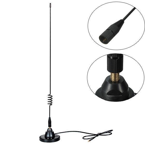 shopping חלקים לרכב Stainless Steel Mangnetic Base with 477Mhz 4.5DB Uhf CB Whip Antenna