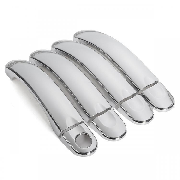 shopping חלקים לרכב 8pcs Chromed Stainless Steel Door Handle Cover Trim Set For VW Transporter T5 Caddy