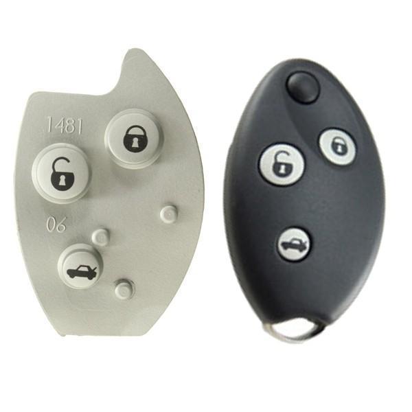 shopping חלקים לרכב 3 Buttons Flip Remote Key's Rubber Button PAD Fits for Citroen Xsara C5