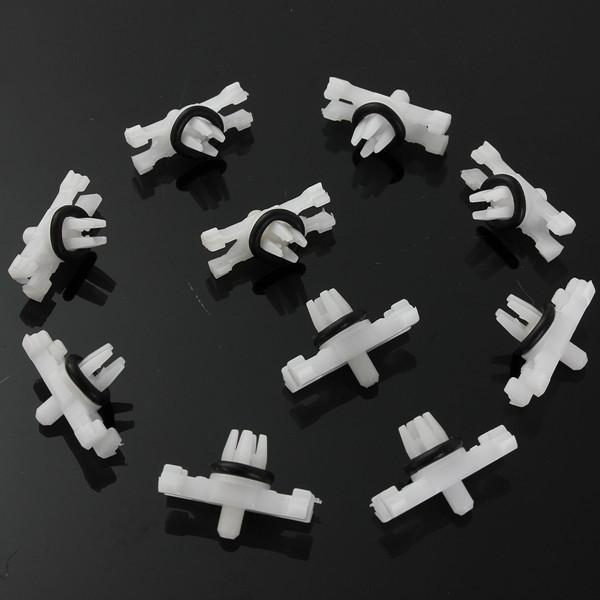 shopping חלקים לרכב 10xCar Roof Rain Gutter Moulding Trims Fastener Clips For BMW E46
