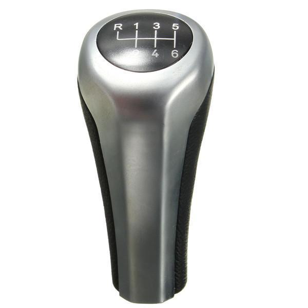 shopping חלקים לרכב Black Car 6 Speed Gear Shift Knob For BMW E46 E90 E91 E92 X1 X3 X5
