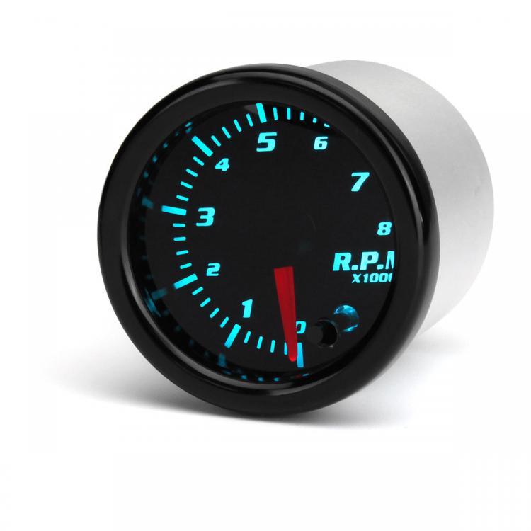shopping חלקים לרכב Universal 2 Inch 52mm Tachometer Tach RPM Gauge Digital 7 Color LED Display Car Meter