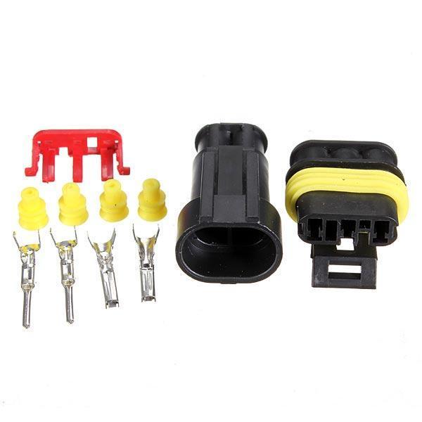 shopping חלקים לרכב 10 X 2 Pin Way Sealed Waterproof Electrical Wire Connector Plug Set