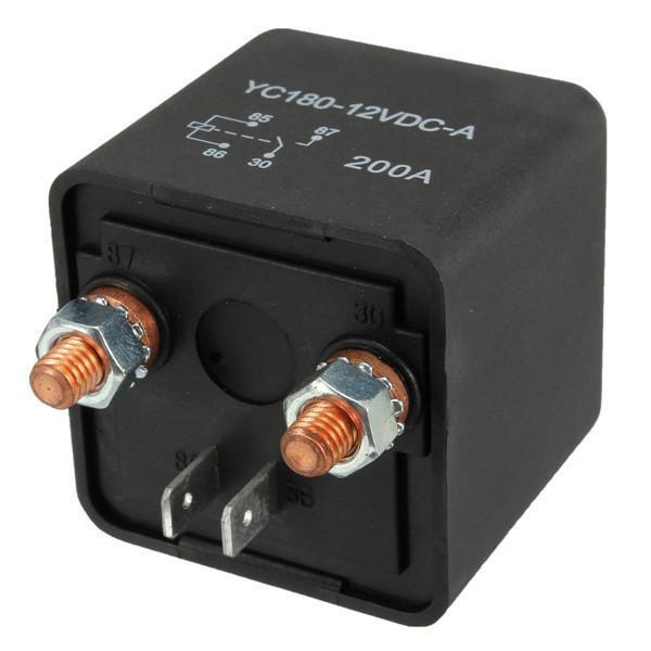 shopping חלקים לרכב High Power Car Relay 12V 24V 200A for Large Motor Automobiales Refit