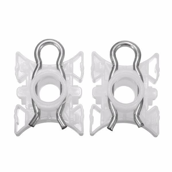 shopping חלקים לרכב Pair White Window Lift Regulator Slider Clips #51321938884 For BMW 3 Series E36 E92 E93