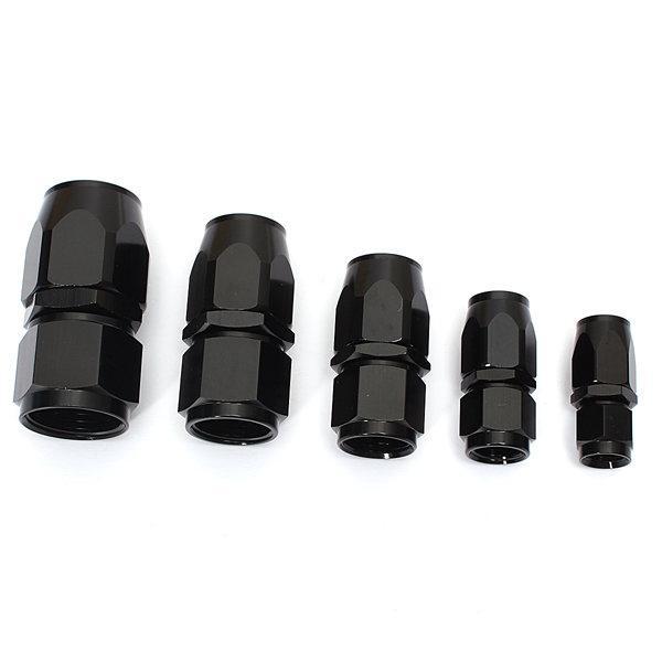 shopping חלקים לרכב Straight Swivel Hose End Fitting For 4/6/8/10/12 AN Nylon Braided