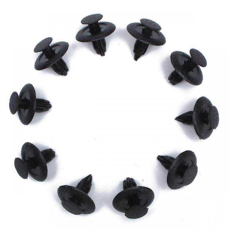 shopping חלקים לרכב 10pcs Interior Rivet Trim Fastener Clips 6mm For Mazda Trim Panels Fascias Linings