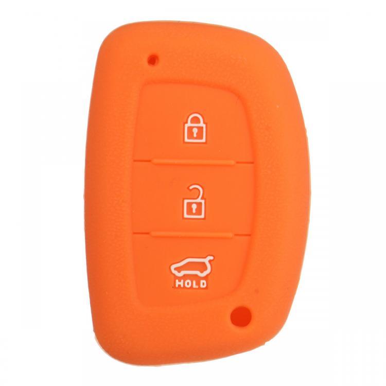 shopping חלקים לרכב Car Remote Key Silicone Fob Protector Cover Case Three Button For Hyundai I40 Mistra Solaris