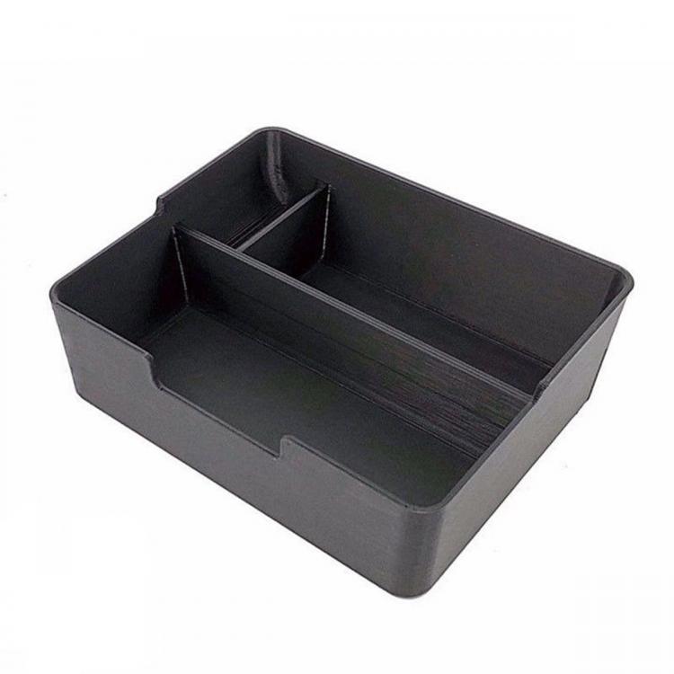 shopping אביזרי פנים לרכב Car Center Armrest Console Tray Storage Box with Coin and Sunglass Holder for Tesla Model 3