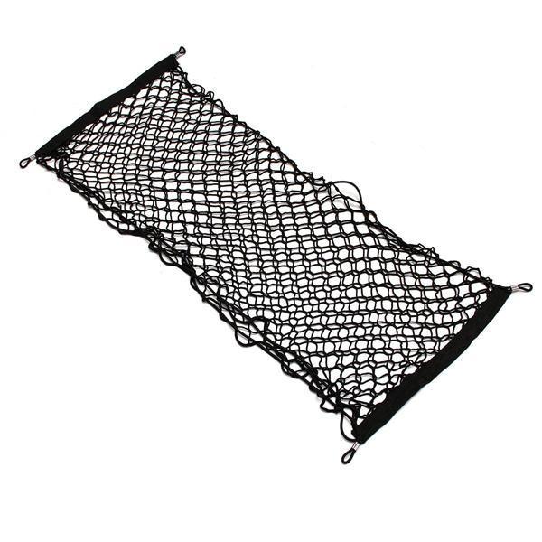 shopping אביזרי פנים לרכב 100x40cm Auto Car Truck Back Rear Cargo Elastic String Net Storage Bag Organizer