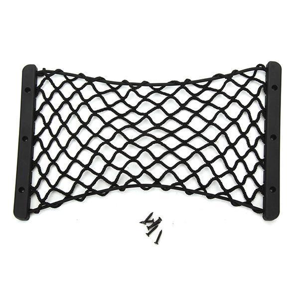 shopping אביזרי פנים לרכב 35cm*18cm Universal Car Trunk Pouch Elastic Nylon Mesh Debris Bags Rear Cargo Storage Bag