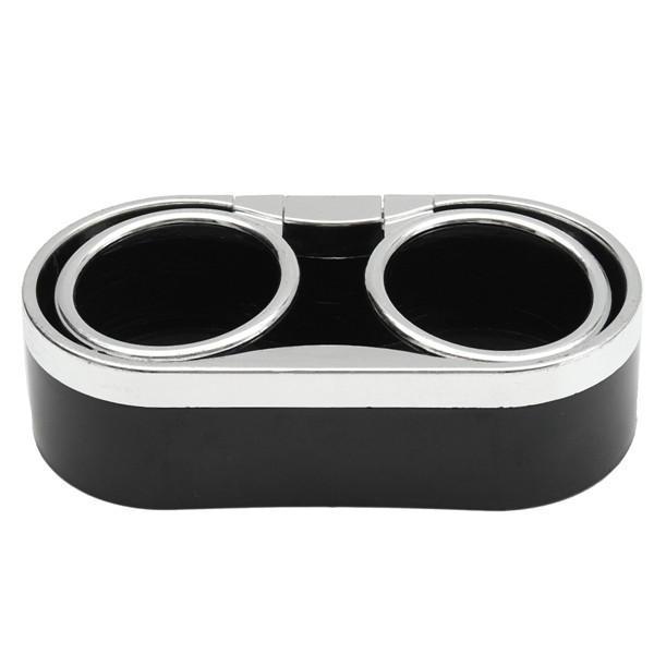 shopping אביזרי פנים לרכב Double Hole Car Drink Bottle Holder Beverage Cup Mount Stand Plastic