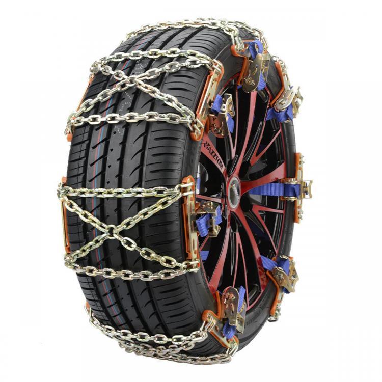 shopping אביזרי פנים לרכב 1pcs Wheel Tire Snow Anti-skid Chains for Car Truck SUV Emergency Winter Universal