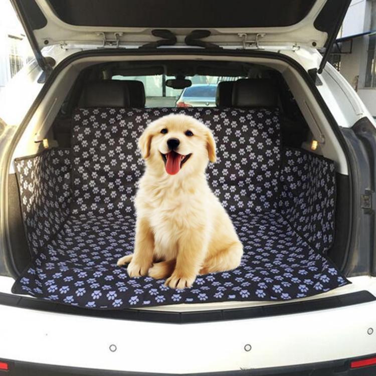shopping אביזרי פנים לרכב Oxford Cat Claws Pattern Car Pet Trunk Mat Waterproof Anti-dirty Cargo Seat Cover