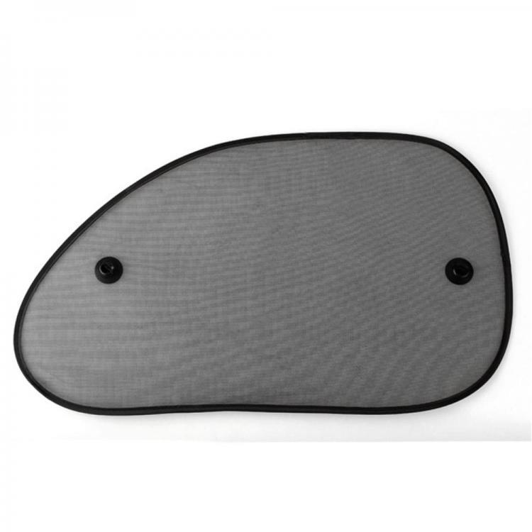 shopping אביזרי פנים לרכב 2pcs Oblique Net Yarn Car Window Sunshade Curtain Summer Suction Cup Sun Protection Lightproof Mat