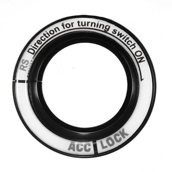 shopping אביזרי פנים לרכב Luminous Car Ignition Key Ring Ignition Switch Decoration For Ford Kuga Focus