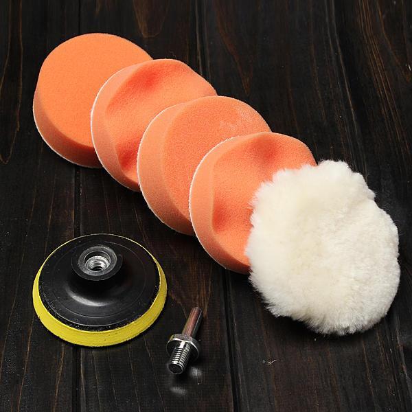 shopping אביזרי פנים לרכב 6PCS Polishing Buffing Pad Kit For Car Polishing Buffer