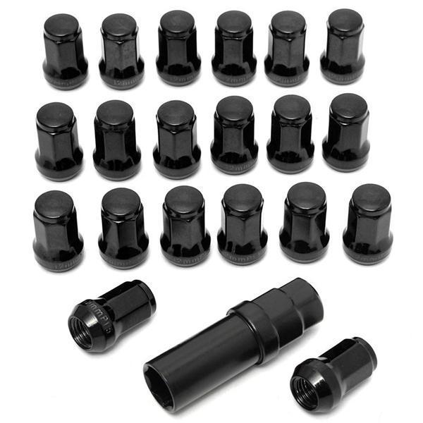 shopping אביזרי פנים לרכב 20Pcs M12x1.5 Steel Car Wheels Rims Lug Nuts With Key Extended Tuner Lock Kit