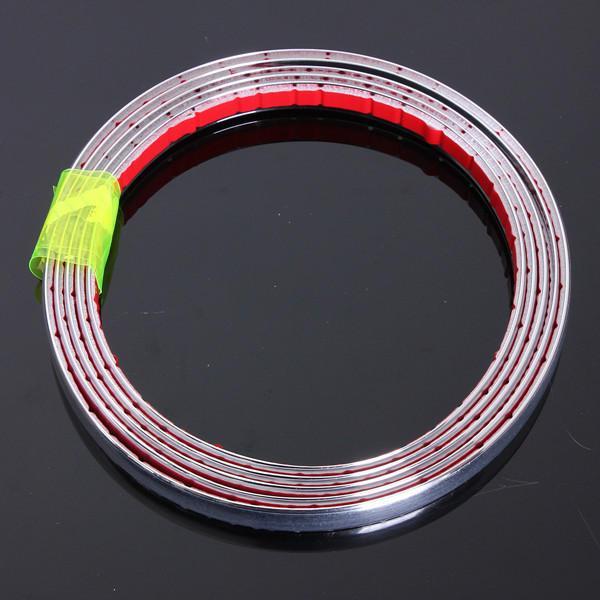 shopping אביזרי פנים לרכב Chrome Car Styling Moulding Strip Trim Self Adhesive Crash Protecter