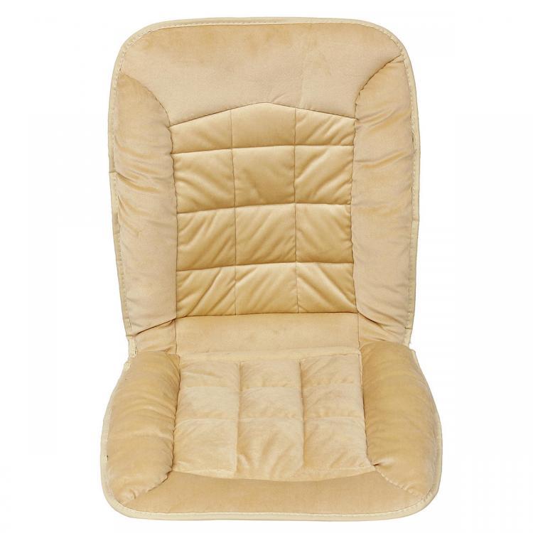 shopping אביזרי פנים לרכב Plush Car Front Seat Cushion Comfortable Winter Warmer Cover Pad Chair Protector Universal
