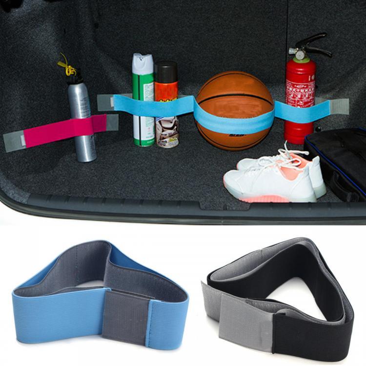 shopping אביזרי פנים לרכב 20-80cm Elastic Oxford Car Trunk Fixed Strap Sundry Stowing Tidying Strorage Belt Magic Tape