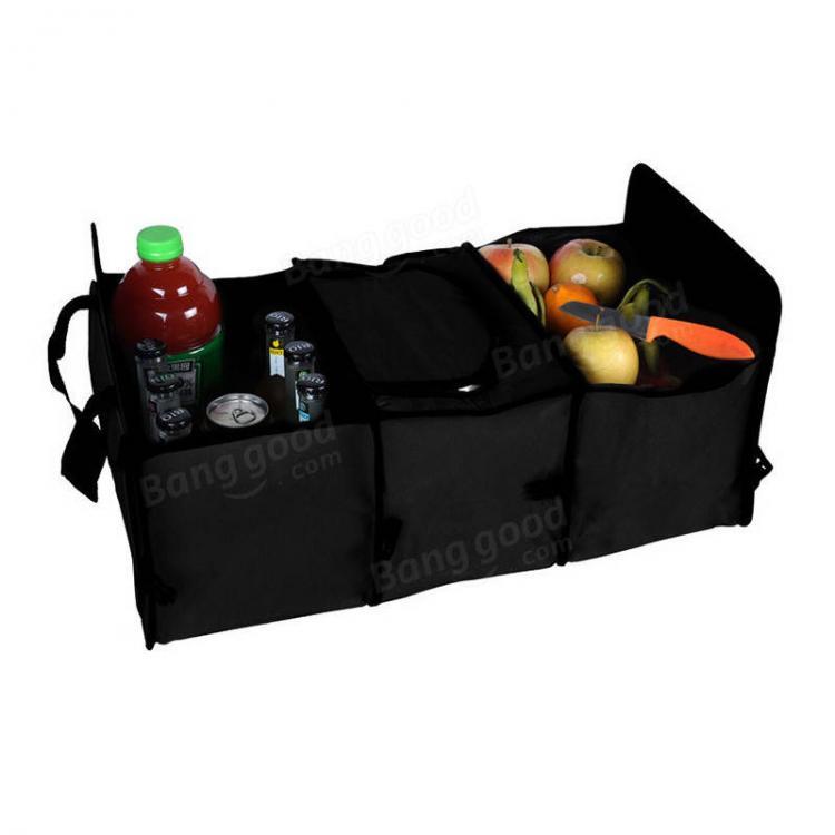 shopping אביזרי פנים לרכב Oxford Cloth Storage Bag With Waterproof Insulation Function For Car Outdoor Activities