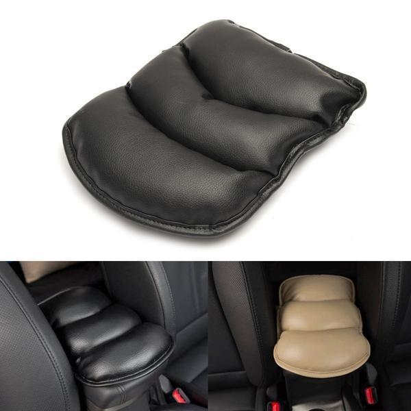 shopping אביזרי פנים לרכב Universal PU Leather Car Arm Rest Mat Storage Box Cover Cushion