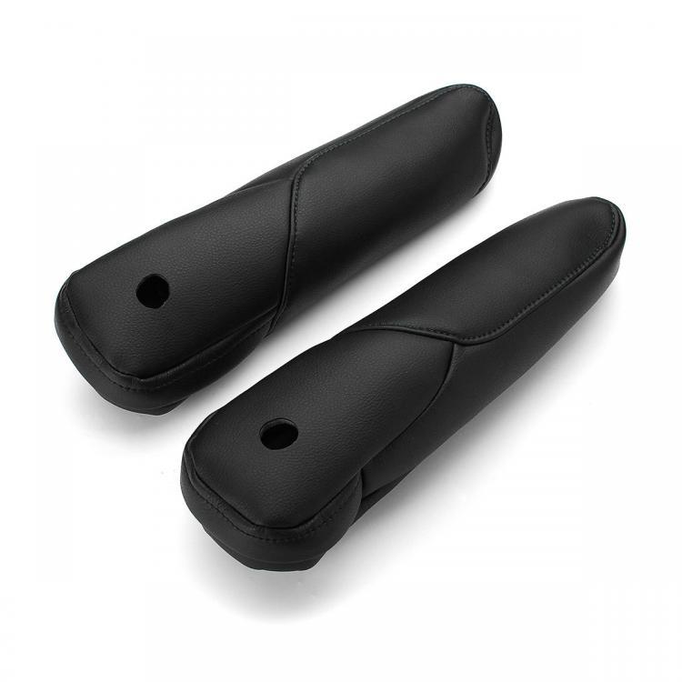 shopping אביזרי פנים לרכב 2Pcs Microfibre Leather+ Foam Car Arm Rest Protective Cover Cushion for Honda CRV 2007-09