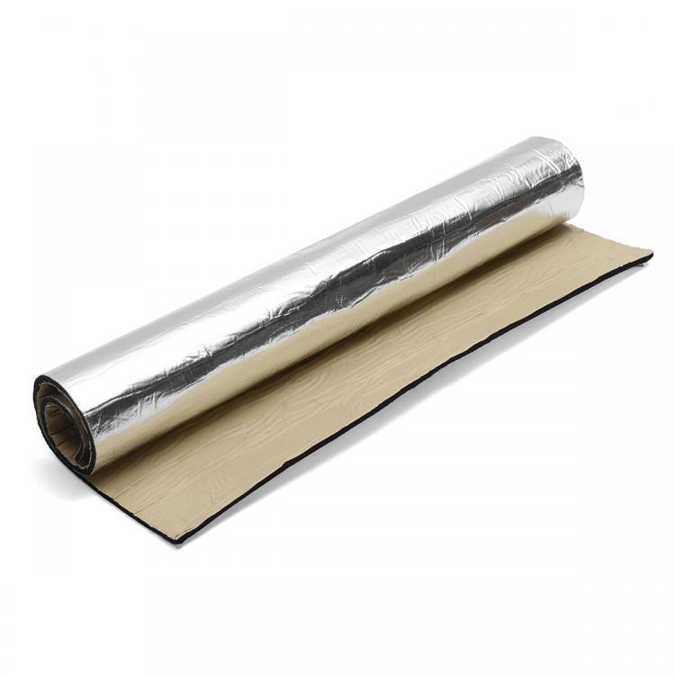 shopping אביזרי פנים לרכב Aluminum Foil 10mm Thickness Car Sound Insulation Cotton Mat Heat Thermal Proofing Pad