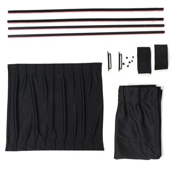 shopping אביזרי פנים לרכב 2X 50*47cm Simple Car Cotton Curtains Window Sunshade Sun Protection