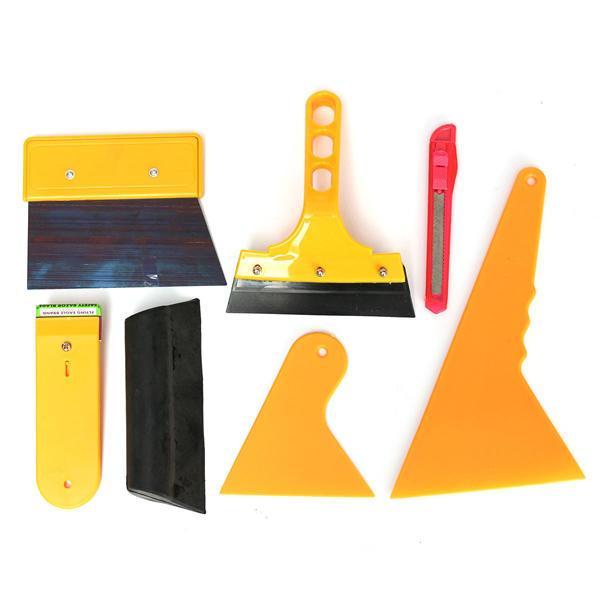 shopping אביזרי חוץ לרכב Car Window Tint 7 PCS Tools Kit Fitting For Film Tinting Scraper Application