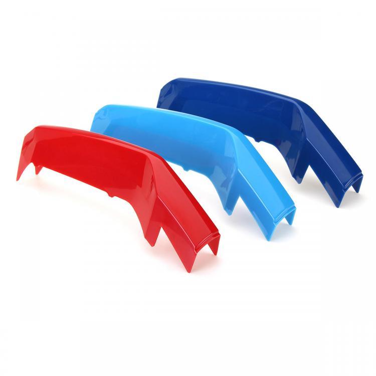 shopping אביזרי חוץ לרכב M Color Car Front Grille Grill Cover Trim Clips Moulding Trim Strip for BMW X2 F39 2018