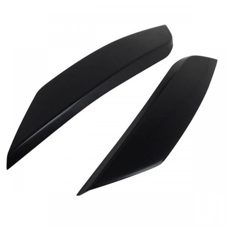 shopping אביזרי חוץ לרכב 1 Pair Unpainted Black Front Headlight Eyelids Eyebrow Cover For Nissan 350Z 2 Door 2003-08
