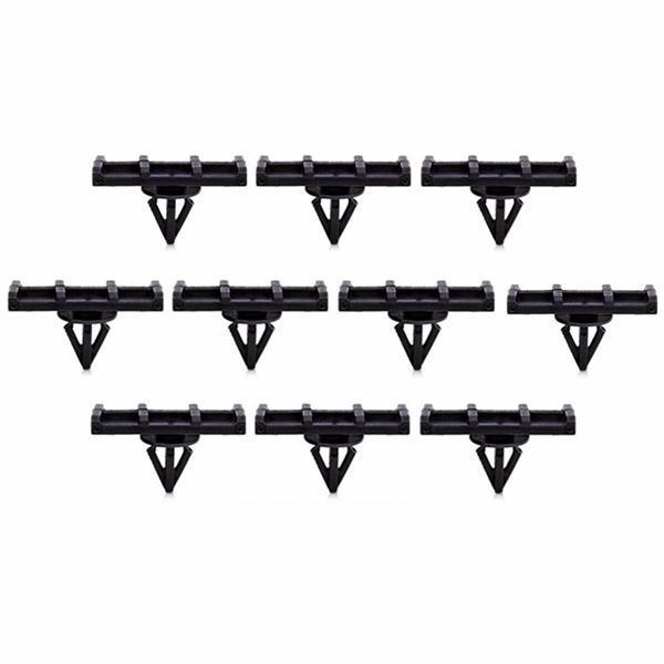 shopping אביזרי חוץ לרכב 10pcs Fender Panel Exterior Rocker  Fastener Clips Black For Jeep Wrangler JK 07-15 68039280-AA
