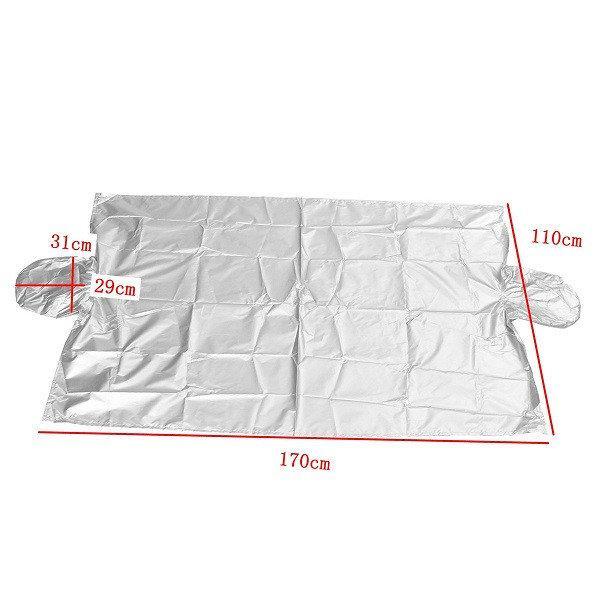 shopping אביזרי חוץ לרכב 170cmx110cm Car Wind Shield Snow Cover Sunshade Waterproof Protector with Hook
