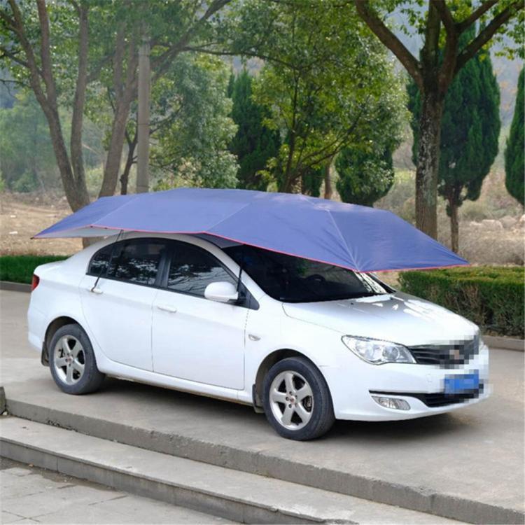 shopping אביזרי חוץ לרכב Portable Semi-automatic Car Umbrella Tent Waterproof Anti UV 400x210cm