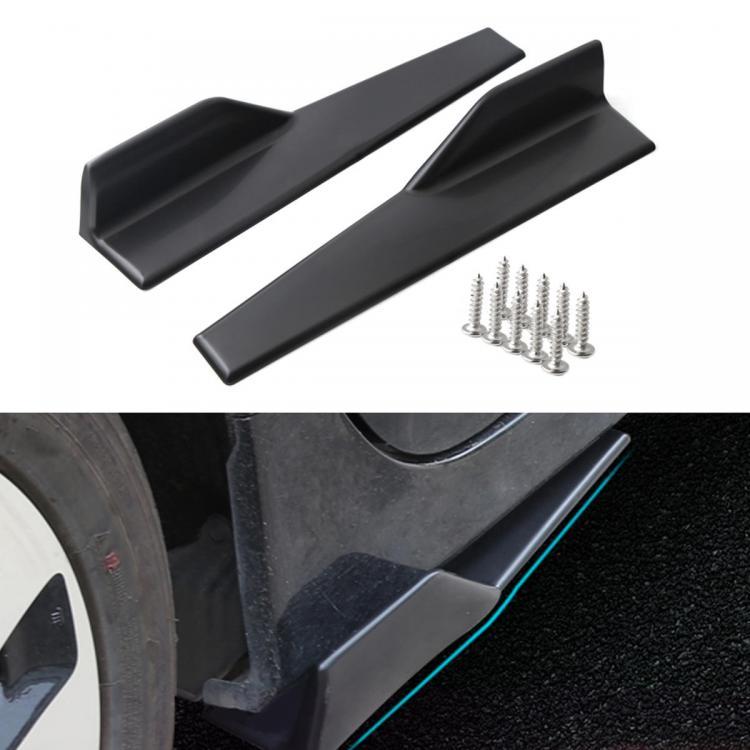 shopping אביזרי חוץ לרכב 45cm Car Black Side Skirts Rocker Spiltters Winglet Wings Decorations for BMW E90 E91 E92 E93 E46 F80 30 F31 F32
