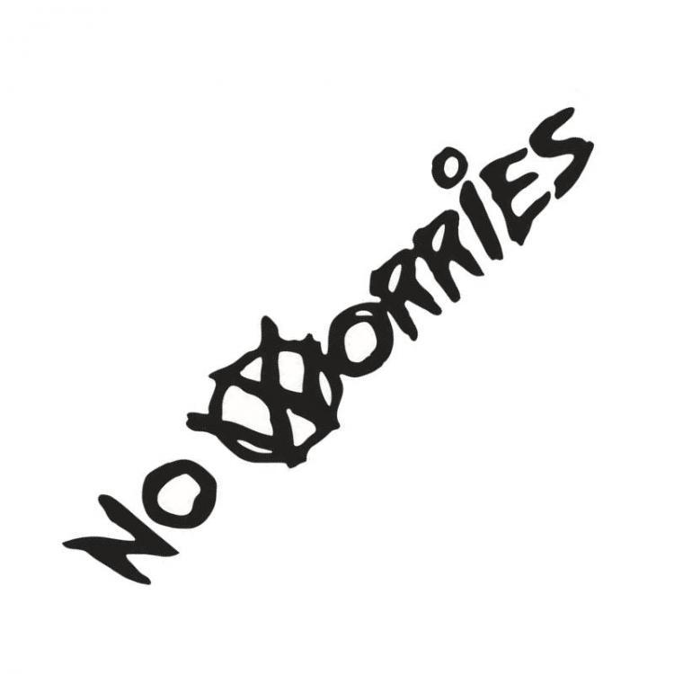 shopping אביזרי חוץ לרכב 20x4cm NO WORRIES Car Sticker Decal Vinyl Auto Window Bumper Body Decal
