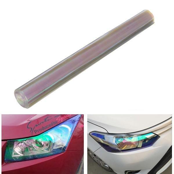 shopping אביזרי חוץ לרכב 30cmx120cm Transparent Tint Film Sticker Decal Wrap for Headlight Fog Light Tail Lamp