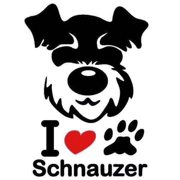 shopping אביזרי חוץ לרכב Schnauzer Dog Stickers Decal for Car Truck Vehicle Motorcycle
