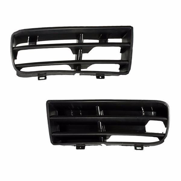 shopping אביזרי חוץ לרכב A Pair Front Bumper Lower Corner Grille Grill for VW GOLF MK4 97-05 Black