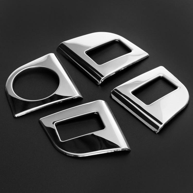 shopping אביזרי חוץ לרכב Stainless Steel Car Armrest Button Decoration Moulding Trim Strip For Skoda Octavia A7