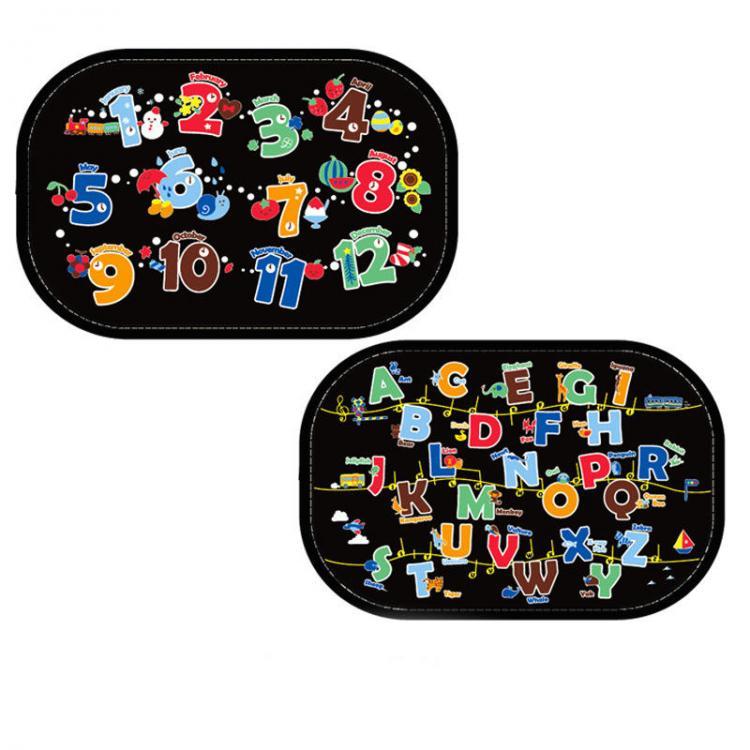 shopping אביזרי חוץ לרכב 2pcs Cartoon Car  Car Window Baby Sunshades Rear Side Window Sunshade Protect Window Film