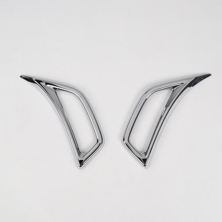 shopping אביזרי חוץ לרכב 2Pcs Car Leaf Plate Air Inlet Trim Cover Moulding Trim Strip for Jeep for Wrangler JL 2018